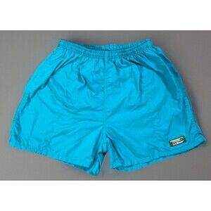 Vintage 90s L.L.Bean Teal Athletic Swim Shorts Men’s Size Medium